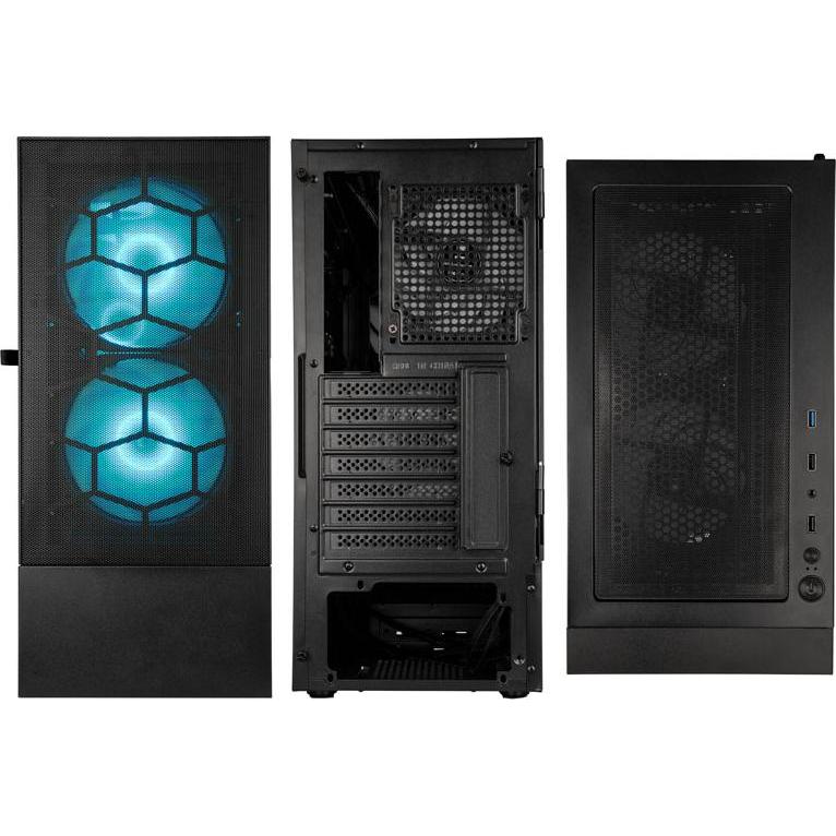Thumbnail - Kolink Observatory MX Mesh ARGB (ATX, Mini-ITX, mATX), PC Gehäuse, Schwarz