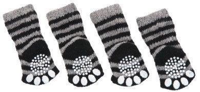 Produktbild Flamingo Pet Socks 4 Pcs/Set L Black/Grey