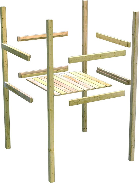 Produktbild Karibu Spielturm Frieda mit Anbau