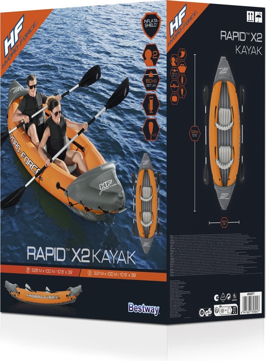 Image du produit Bestway Hydro-Force™ Kayak gonflable 2 places Rapid™ 3,21 m (321 cm, 2 pers.)