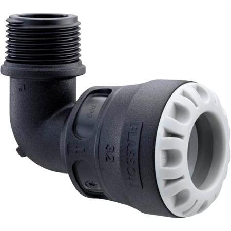 Plast-Line, Zubehör Sanitärinstallation, PLASTLINE 25 X 3/4" PLASSON BEND W/URG, SERIE 1
