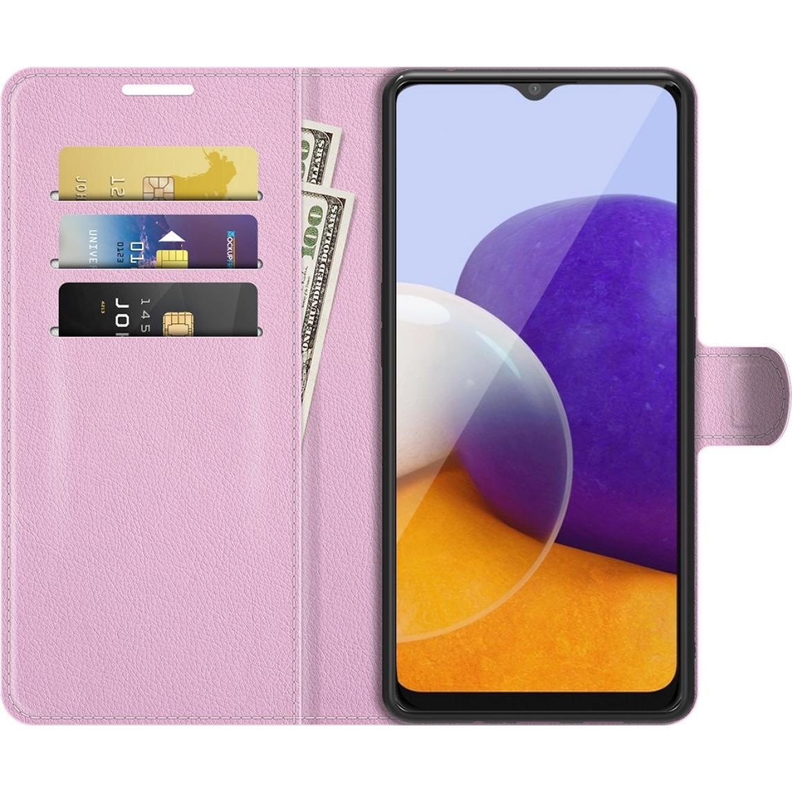 Thumbnail - Screenguard Samsung Galaxy A22 5G Leather Guard Lederhülle (Samsung Galaxy A22 5G), Smartphone Hülle, Rosa