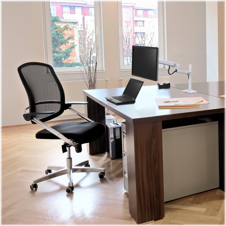 Actual product image Ergotron LX Monitor Arm with patented CF technology (Table, 34")
