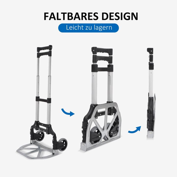 Actual product image Homcom Folding trolley (70 kg)