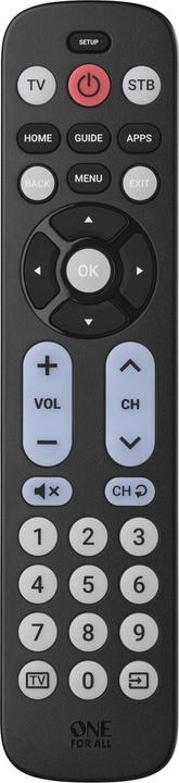 One for All Big Buttom Remote Universalfernbedienung URC 6821 (Universal Fernbedienung, Infrarot)