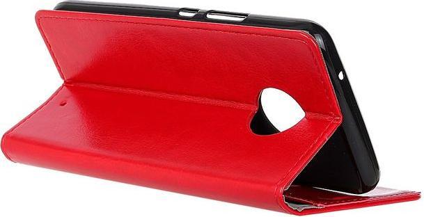 Actual product image MU Classic Crazy Horse Leather Bookcover Case (Motorola Moto X4)