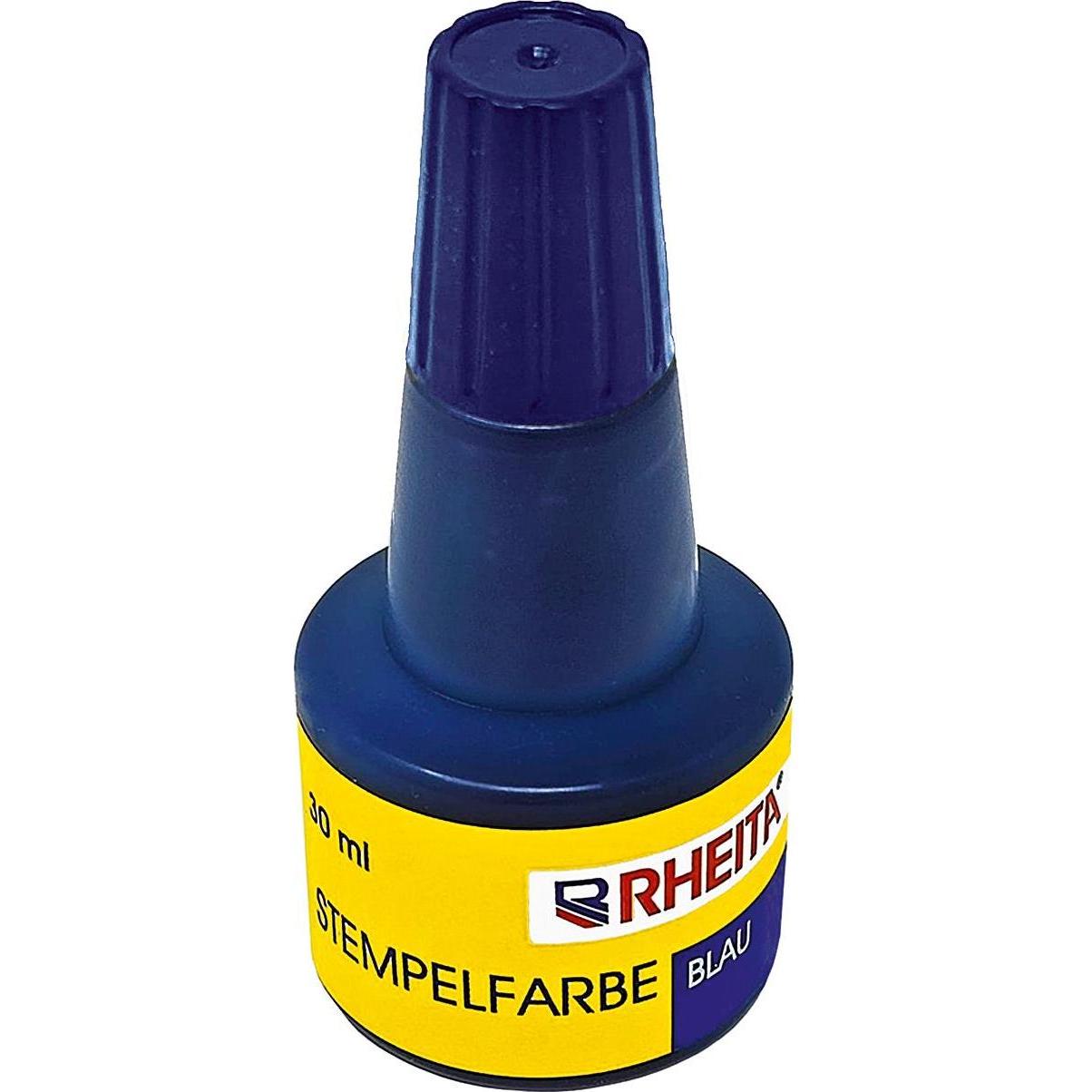 Thumbnail - Rheita, Stempel, Stempelfarbe 30ml blau
