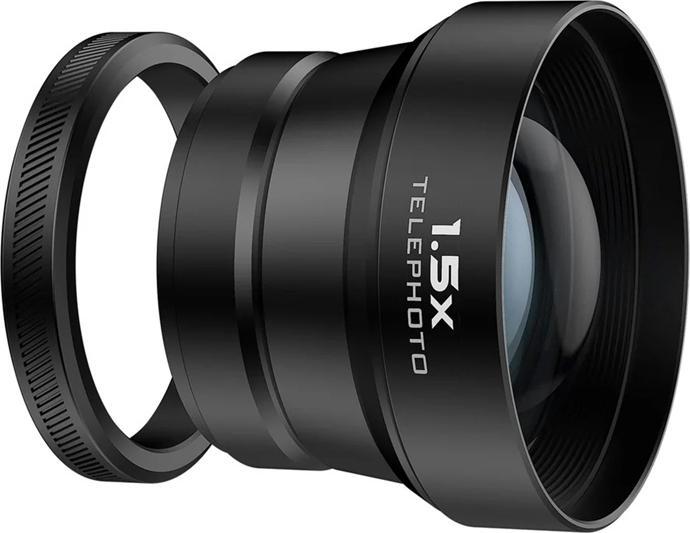 Actual product image Freewell FW-FU-XTP-B Fuji X100VI/X100V 1.6x Telephoto Lens Black (APS-C / DX)
