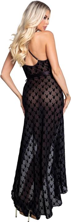 Actual product image Playboy Lingerie - Bunny Noir Slip Dress (XL)