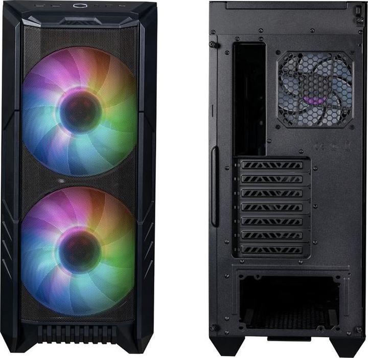 Produktbild Cooler Master HAF 500, Midi-Tower, ARGB, Tempered Glass (mATX, Mini-ITX, ATX, E-ATX)