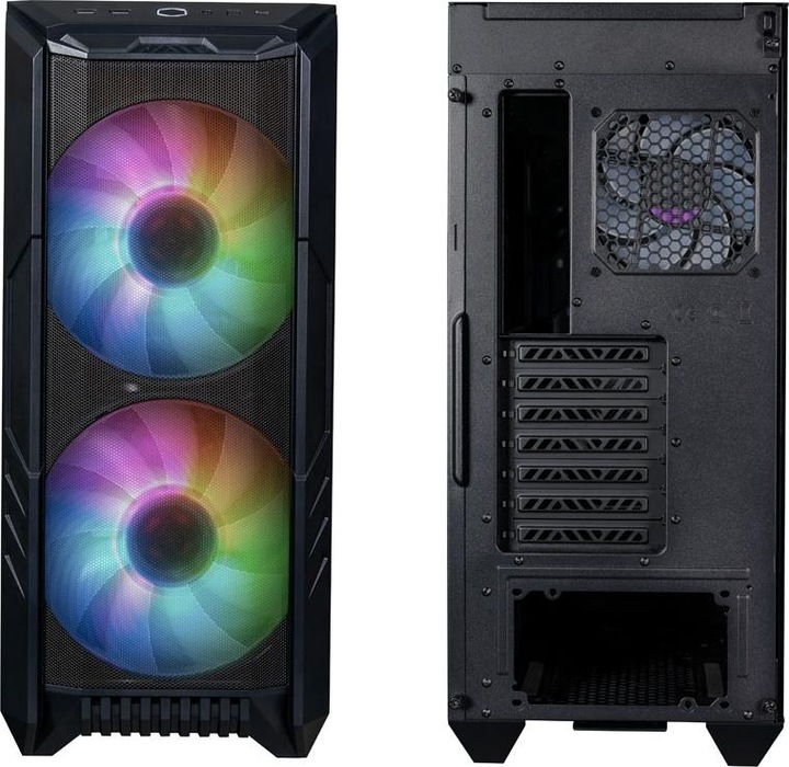 Image du produit Cooler Master HAF 500, tour midi, ARGB, verre trempé (ATX, mATX, Mini-ITX, E-ATX)