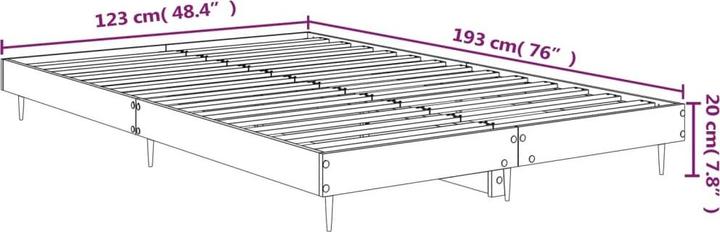 Image du produit vidaXL Bettgestell (120 x 190 cm)