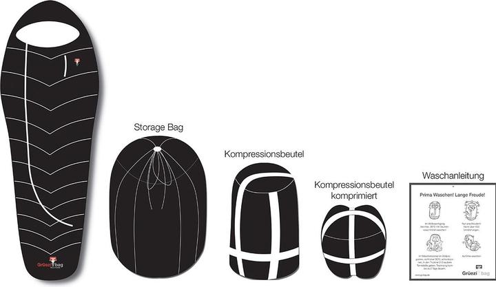 Produktbild Grüezi Bag Biopod DownWool Subzero Schlafsack (215 cm)