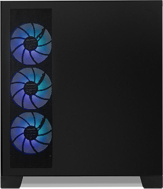Actual product image Nox Hummer Glock Black (ITX, ATX, mATX)