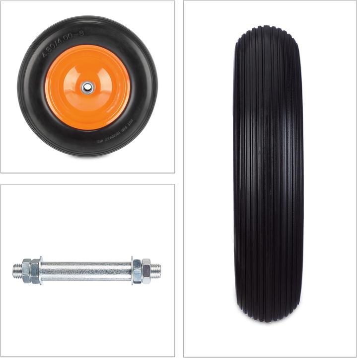 Produktbild Relaxdays Schubkarrendrad