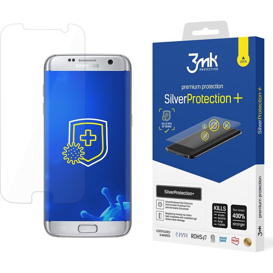 3MK SilverProtection+ do Samsung Galaxy S7 Edge (1 Stück, Samsung Galaxy S7 Edge), Smartphone Schutzfolie, Transparent
