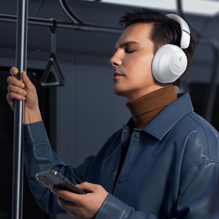 Produktbild Baseus Boss 30 Max Wireless Headphones (white) (NC, 50 h, Kabellos)