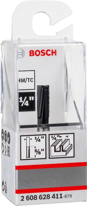 Actual product image Bosch Professional Zubehör Grooving cutter, 1/4-inch, D1 6.35 mm, L 15.7 mm, G 48 mm. For hand routers