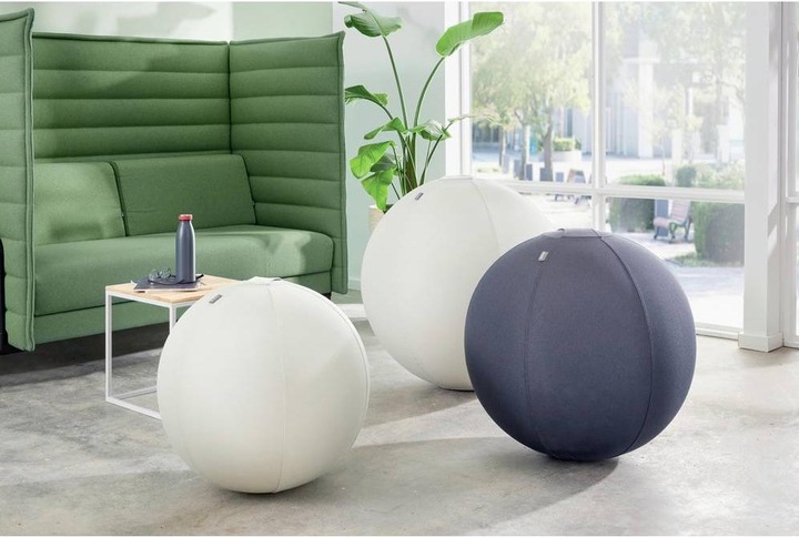 Immagine prodotto Leitz Sedile Ball Active Ø 55cm grigio velluto (55 cm)