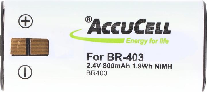 Image du produit AccuCell Akku olympus ds-2300, -3300, -4000, br-403 (Batterie de l'appareil photo)