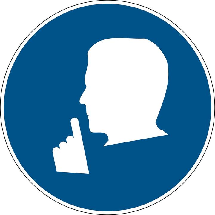 Actual product image Brady PIC 618-DIA 200-B7541, Mandatory signs - Quiet please!