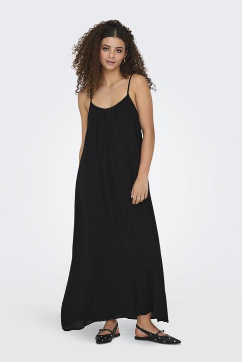 Produktbild Only Normal geschnitten Kleiner Stehkragen mit Knopfleiste Verstellbare Träger Langes Kleid Kleid (M)