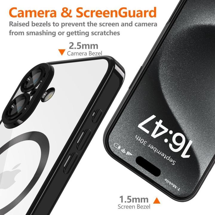 Produktbild Tech-Protect MagFlex MagSafe iPhone 16e Case - Clear (Apple iPhone 16e)