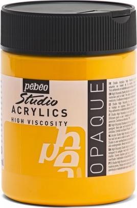 Produktbild Pebeo Studio Acrylics feine Acrylfarben (Kadmiumgelb Mittel Imit., 500 ml)