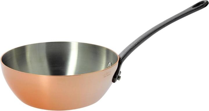 Produktbild de Buyer Inocuivre Sauteuse mit Gusseisengriff (Bratpfanne, Edelstahl, Kupfer, 20 x 17.80 cm)