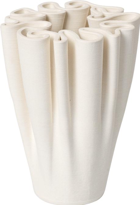 Ferm Living Dedali Vase - H11 - Off-white