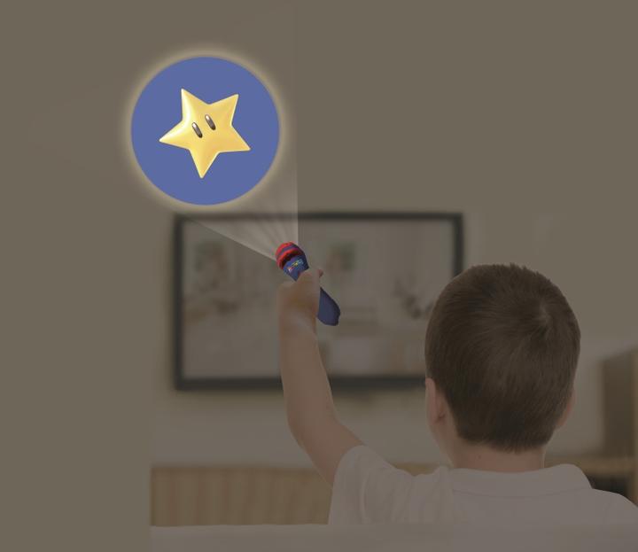 Actual product image Lexibook Super Mario Story Projector and Flashlight
