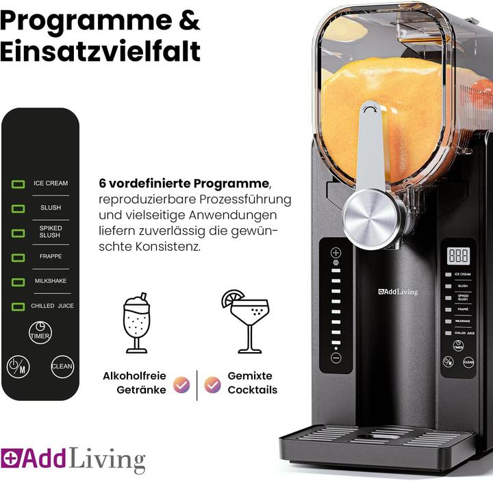 Produktbild AddLiving Slush & Eis Maschine mit 6 Programmen