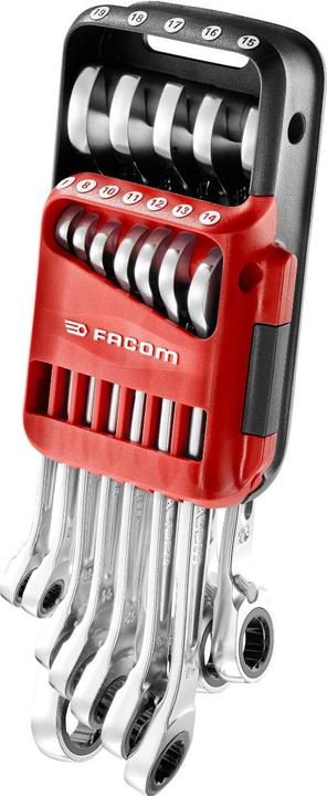 Produktbild Facom POCKET SET OF 12 467B (19 mm, 8 mm, 10  mm, 14 mm, 18 mm, 11 mm, 7 mm, 12 mm, 17 mm, 15 mm, 13 mm, 9 mm, 16 mm)