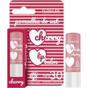 Floslek, Cura delle labbra, Lip Care Cherry Lip Balm Spf 30 4g