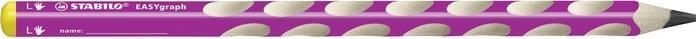Immagine prodotto STABILO Matita triangolare ergonomica per mancini - EASYgraph in rosa - confezione da 6 - livello di durezza (3.15 mm, HB, 1 x)