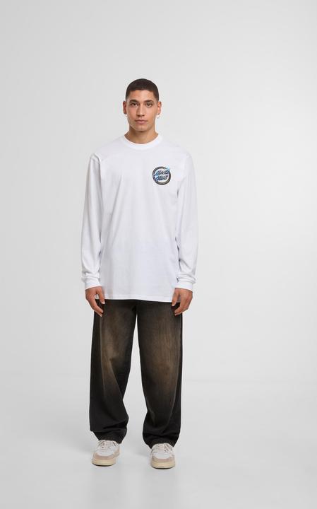 Actual product image Santa Cruz Holo Flamed Dot Longsleeve - 125529 (S)