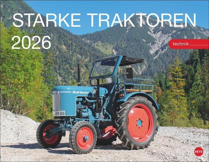 Actual product image Starke Traktoren Posterkalender 2026 (44 x 34 cm)