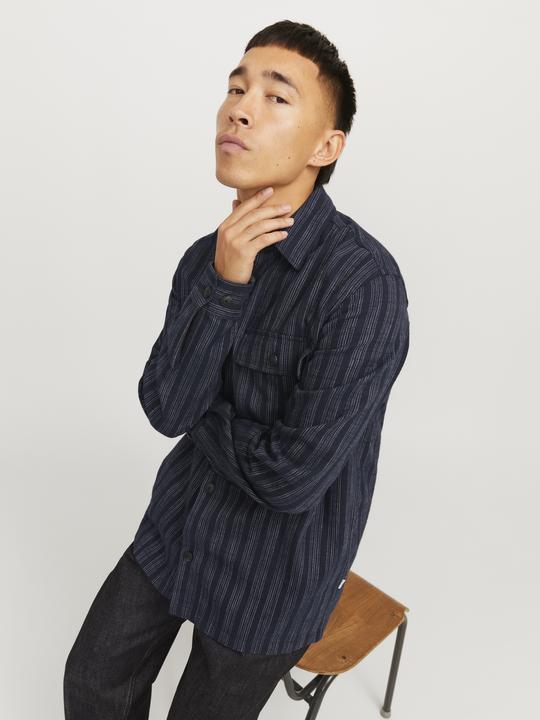 Produktbild Jack & Jones Jprccraymond Spring Stripe Overshirt Sn (L)