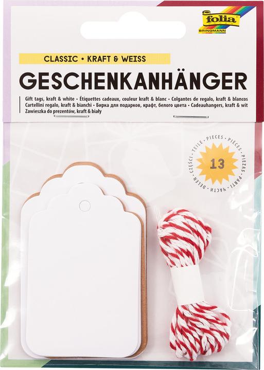 Produktbild Folia Geschenkanhänger (Geschenkverzierung, 12 x)
