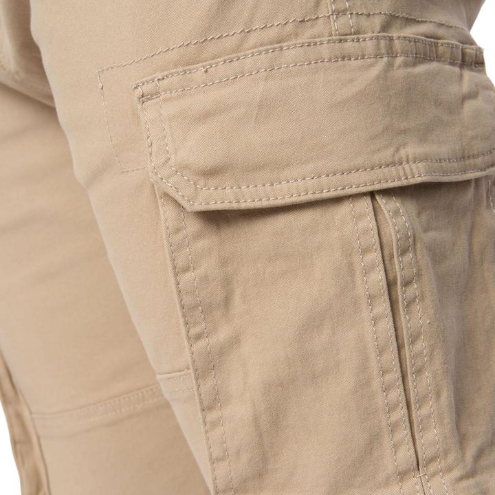Actual product image Crosshatch Mens Frentons Leather Patch Cargo Trousers (Frequency band 38 (2600 MHz))