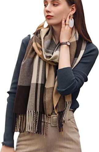 Produktbild Only-Bags.Store Winter Senior karierter Kaschmirschal, karierter Pashmina übergrosser Herbstschal Stolen