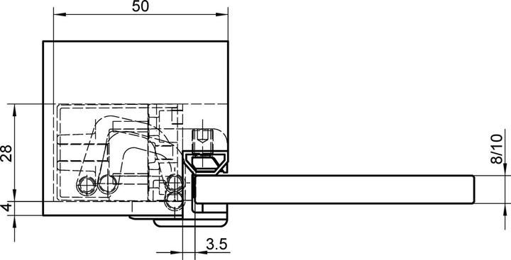 Immagine prodotto Simonswerk Cerniere per oggetti TECTUS Glass TEG 310 2D