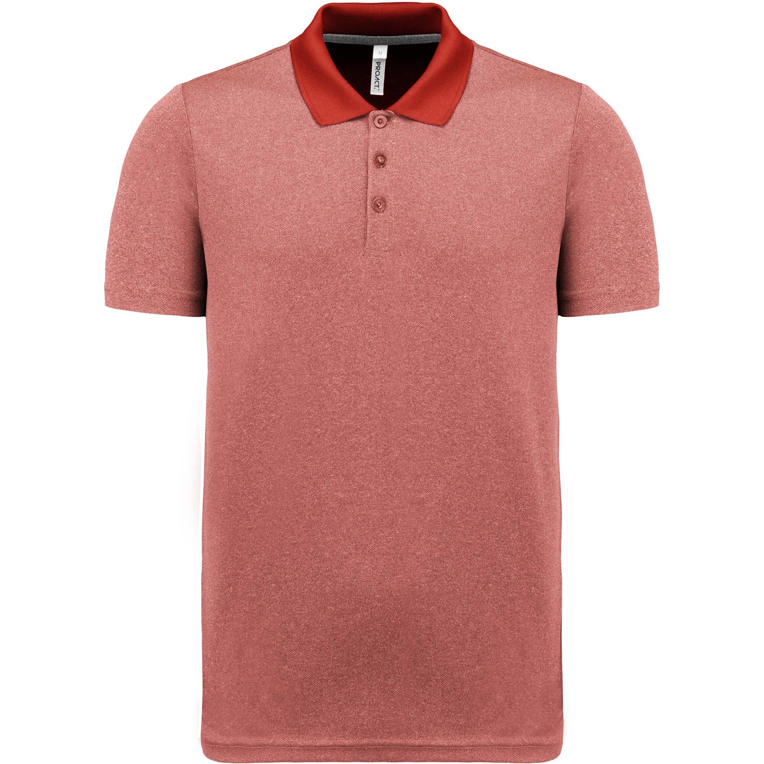 Proact, Herren, Shirt, Chiné, Rosa, (L)