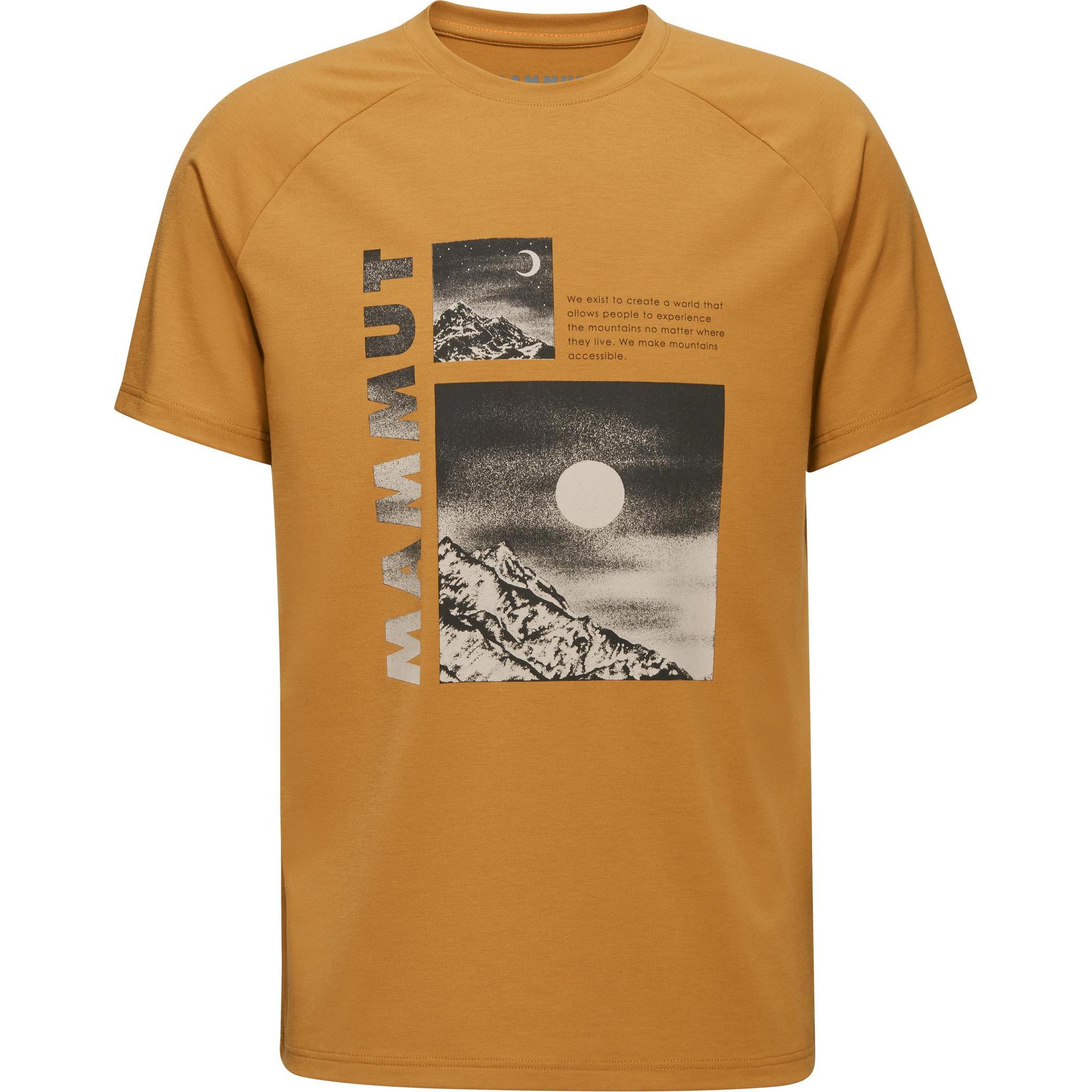 Mammut, Herren, Shirt, Mountain T-Shirt Men Day and Night, Braun, (XXL)