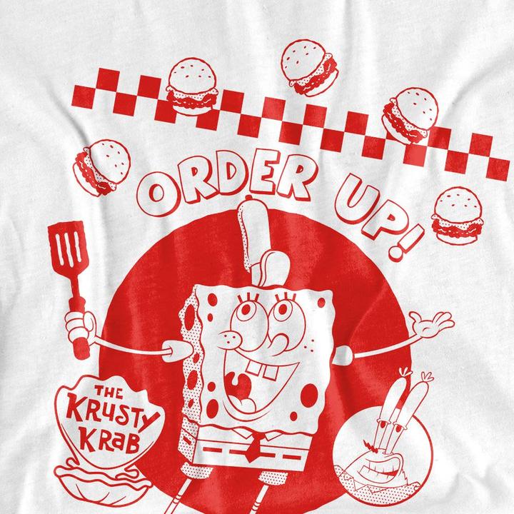 Immagine prodotto Spongebob Squarepants Order Up! Maglietta Uomo (3XL)