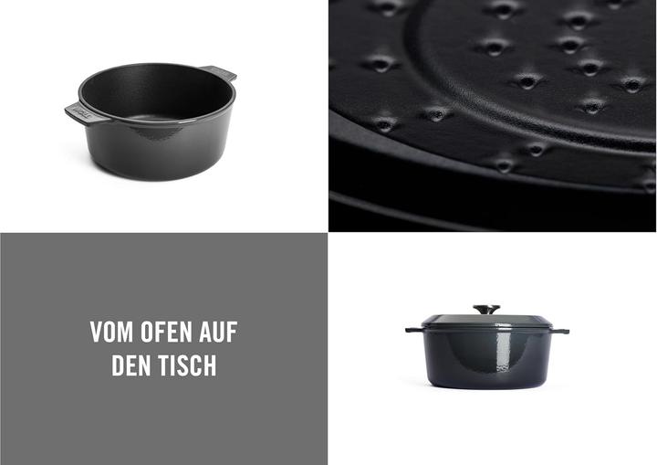 Produktbild Woll Gusstopf mit Deckel Ø 24 cm (Bräter + Schmortopf, Gusseisen, 24 x 11 cm)