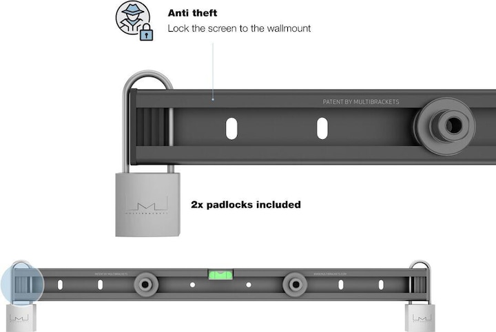 Produktbild Multibrackets M Universal Public Wallmount Black Small