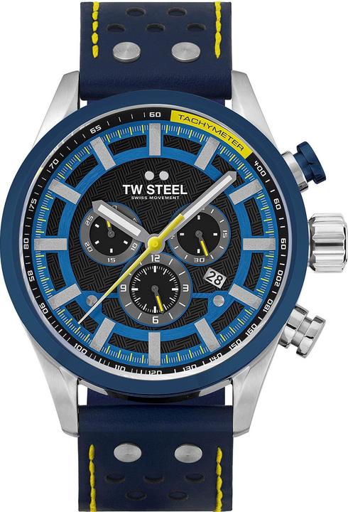Immagine prodotto TW-Steel SVS208 Cronografo Fast Lane Edizione Limitata 48mm 10ATM (Cronografo, 48 mm)