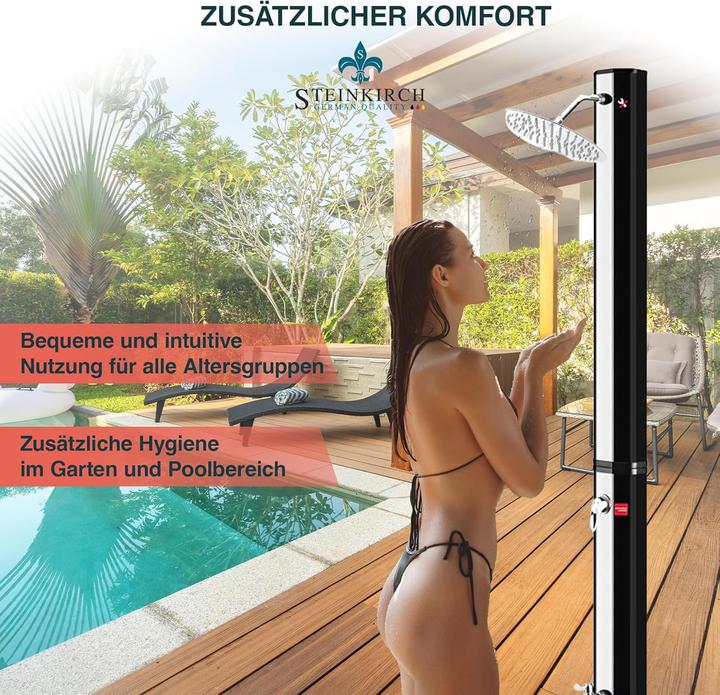 Produktbild Steinkirch Solar Gartendusche