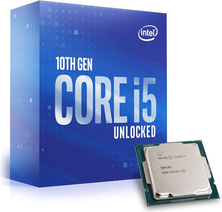 Immagine prodotto Intel Core i5-10600K (LGA 1200, 4.10 GHz, 6 -Core)